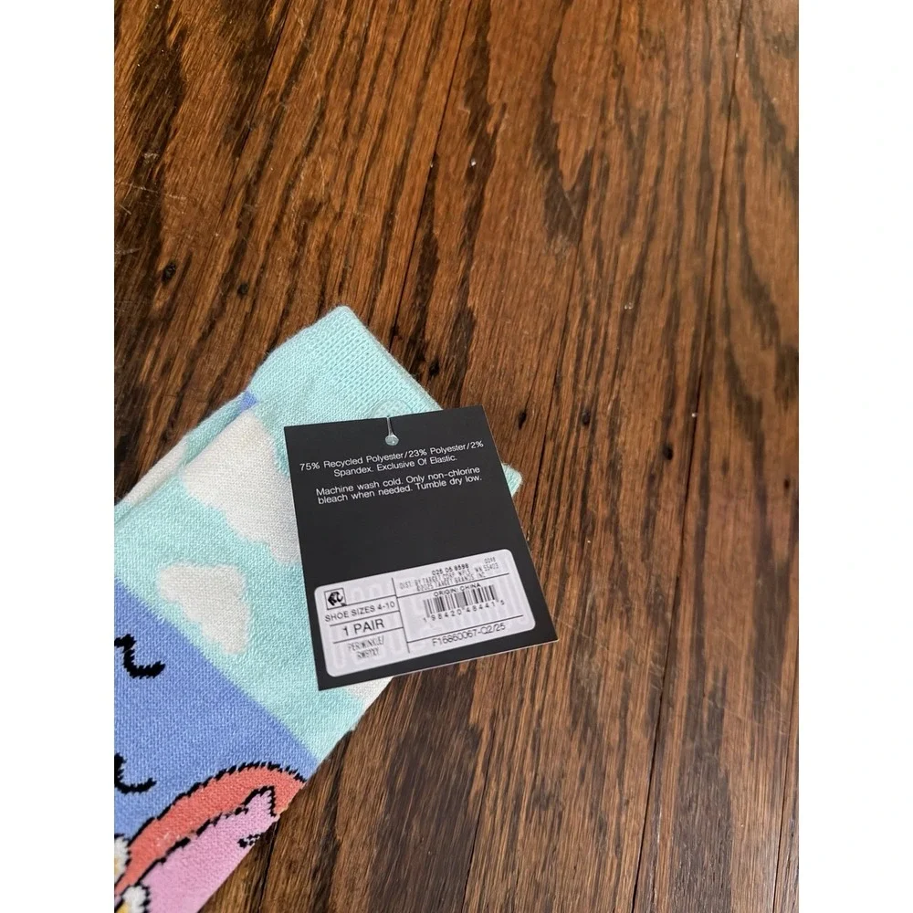 Women's Hello Socks! Corgi Floating Inner Tube Low Cut Socks Size 4-10 NWT